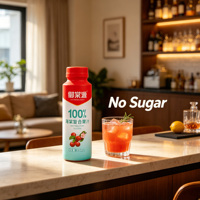 100% Crabapple Versgeperst Fruitsap 300ml Goed Schudbaar Draagbare Fles 12 Maanden Houdbaarheid