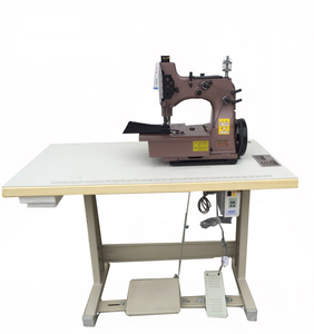 Machine à coudre surjeteuse industrielle électrique à entraînement direct double ligne, pied entraîneur, haute vitesse, pour la <span class=keywords><strong>couture</strong></span> des bords de tapis - Product Image 3
