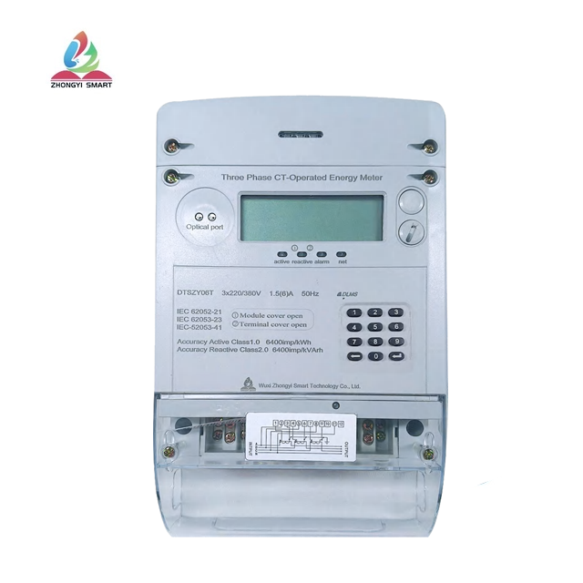 Accurate Smart STS Prepaid Three-phase Electricity Meter RS485