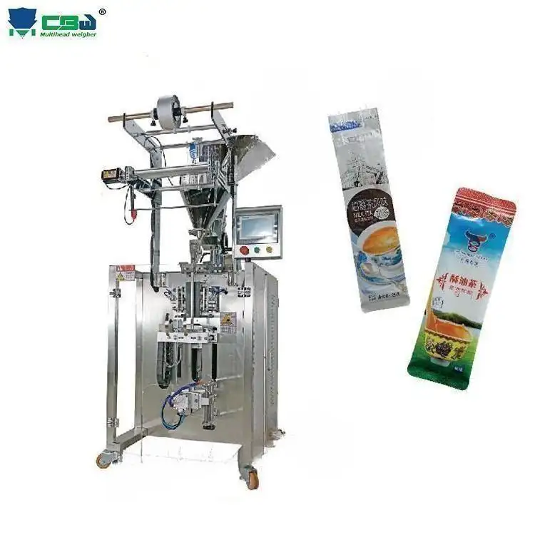 Small sachets filling powder packing machine 4 sides seal sugar sachet packing machine