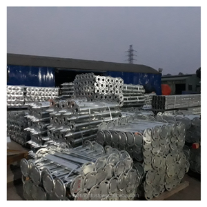 <b>Ground</b> Mount System Of Four Blades Screw Piles metal <b>ground</b> <b>spike</b> pole anchor From V-coating Vietnam - Product Image 3