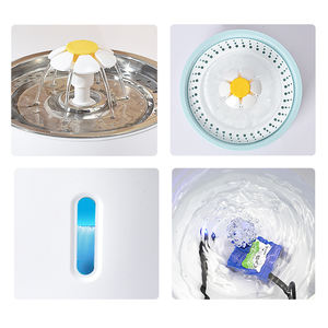 2,4L Automatischer Katzenbrunnen Hundenapf Edelstahl Wasserspender Haustier Trinkbrunnen Katzenfutterautomat - Product Image 3