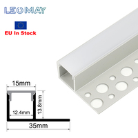 Boîtier en alliage d'aluminium de la série 6000 de bandes lumineuses à LED de vente directe de l'UE avec profilé en aluminium à LED encastré