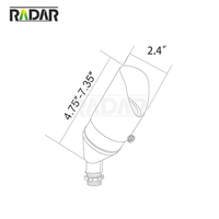 RAL-8105 Offre Spéciale LED 12V AC DC spot éclairage en laiton coulé adapter à mr16 lampe éclairage de jardin réglable ABS piquet de terre
