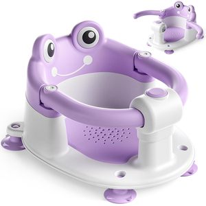 Chaise de <span class=keywords><strong>bain</strong></span> antidérapante pour bébés, siège de <span class=keywords><strong>bain</strong></span> pour tout-petits avec ventouses, coussin doux, siège de <span class=keywords><strong>bain</strong></span> pour bébés de 6 mois et plus - Product Image 1