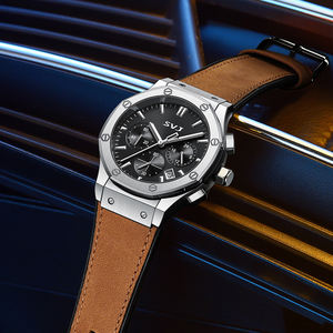 SVJ 남자 시계 석영 운동 남자 여름 시계 Rejos 방수 시계 - Product Image 4