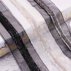 Deepeel LA103DIYウェディングドレスガーメントアクセサリーマニュアルネイルビーズレースリボンメッシュビーズレース - Product Image 2