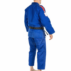 Traje de Judo Profesional para Artes Marciales, Uniforme de Entrenamiento de Algodón Resistente con Opción de Cinturón, Uniforme de Judo de Corte Regular, Ropa de Judo Duradera - Product Image 3