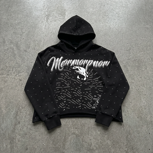 Sweat à capuche d'hiver personnalisé pour homme en chenille brodée, molleton épais, impression de logo, haute qualité, vente en gros, tailles disponibles - Product Image 3