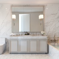 Miroir de courtoisie d'hollywood en plastique, armoire avec placard à serviettes, sur pied, pour salle de bains, nouvelle collection