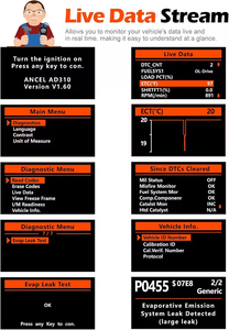 Escáner OBD Ad310 <span class=keywords><strong>de</strong></span> Alto Rendimiento, Lector <span class=keywords><strong>de</strong></span> Códigos <span class=keywords><strong>de</strong></span> Error del Motor del Automóvil, Analizador y Detector <span class=keywords><strong>de</strong></span> Diagnóstico Automotriz - Product Image 5