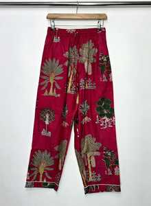 Conjunto de Pijama de Manga Larga con Estampado Floral para Mujer, Cuello Camisero, Pantalón Largo, Ropa de Dormir Suave Tejida, 100% Algodón, Informal de Verano - Product Image 5