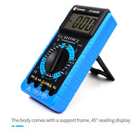 Multimètre numérique SUNSHINE DT-9205E, testeur de tension AC/DC, de courant, de résistance et de capacité, instrument de test portable, outils électriques