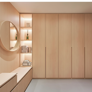 Armoire de cuisine design moderne avec finition mélamine prix de gros en bois avec accessoire de robinet - Product Image 1