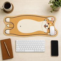 Tapis de souris en caoutchouc avec motif de chat mignon, grand tapis de bureau 700x300x4mm, pour jeux PC, utilisation au bureau