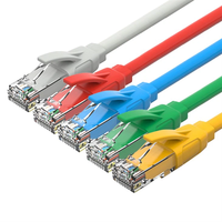 Uso de la computadora Conector RJ45 PVC RJ45 Cable de parche Ethernet Cable de parche de red Utp 0,5 M 1m 2m 3M 5M Cat5e Cat6 Cat6a Cable de parche