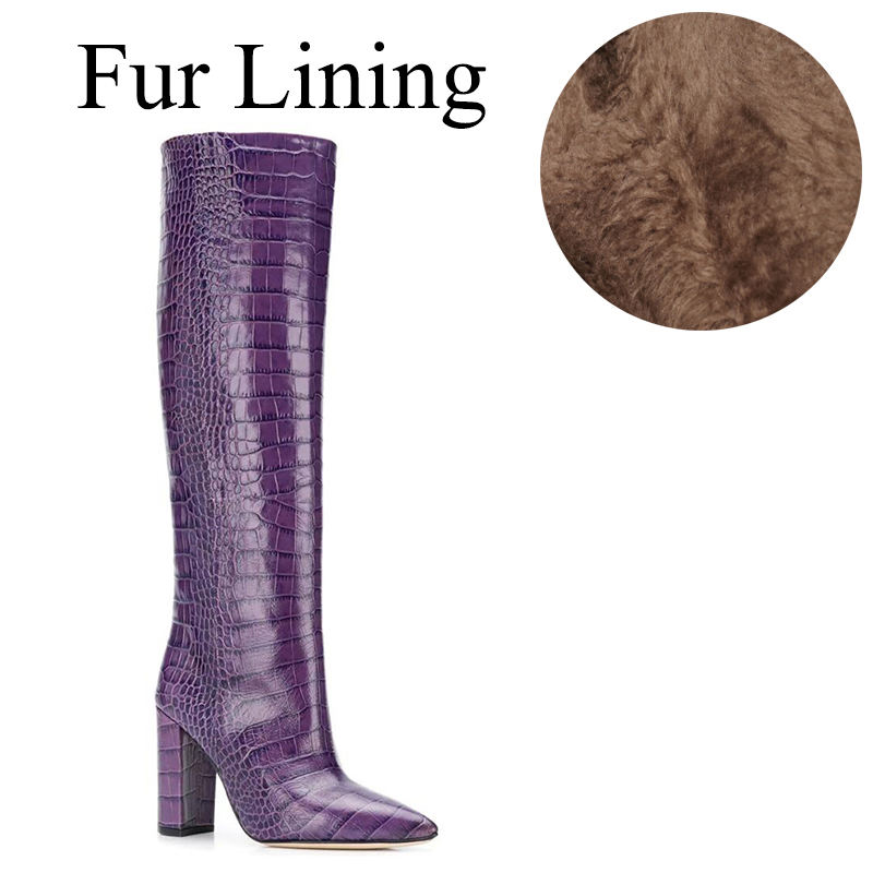 Violet avec doublure en peluche