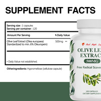 Extrait de feuille d'olivier en capsules de 500 mg - Soutient l'équilibre immunitaire et antioxydant