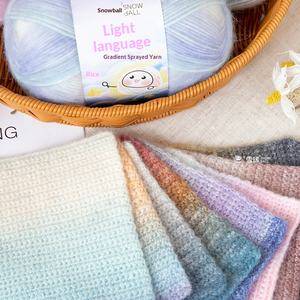 <span class=keywords><strong>Hilo</strong></span> Fantasí<span class=keywords><strong>a</strong></span> DIY Tejido <span class=keywords><strong>a</strong></span> Mano con Degradado Teñido por Segmentos y Efecto Brillante para Suéteres, Bufandas y <span class=keywords><strong>Gorros</strong></span> <span class=keywords><strong>de</strong></span> Ganchillo Jiangsu - Product Image 3