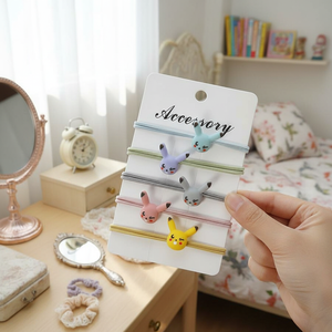 Trending Retro Vintage fascia per capelli eleganti accessori per ragazze vendita calda all'ingrosso per capelli cravatte in gomma fasce per capelli di pizzo per bambini - Product Image 3