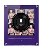 Aimant de réfrigérateur K-pop pour fans, avec fonction NFC, lecture automatique de musique et vinyle rotatif, décoration magnétique pour les fans de K-pop