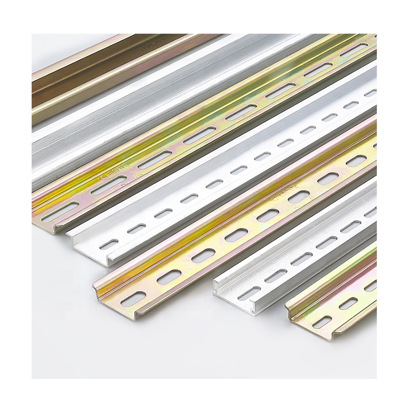 Стандартный оцинкованной стали с прорезями DIN рельс монтажа промышленного назначения из нержавеющей стали TS-15 за электричество шкаф