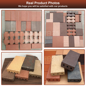 Pavage carré argile <span class=keywords><strong>brique</strong></span> pour carré trottoir rue guidage aveugle route fritté finisseur décoratif jardin mur bâtiment revêtu - Product Image 4