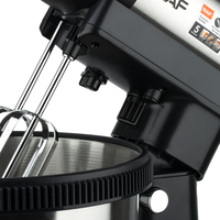 Batteur à main électrique RAF, nouvelle arrivée, 26000 tr/min, 450 W, facile à nettoyer, base pivotante à 360°, 5 vitesses, double tige, pour mélanger les aliments, usage domestique