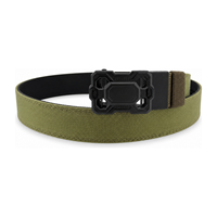 Ceinture tactique réglable à cliquet pour homme en sangle de nylon avec boucle en alliage à verrouillage automatique, idéale pour les activités décontractées, la randonnée, le quotidien, avec logo personnalisé