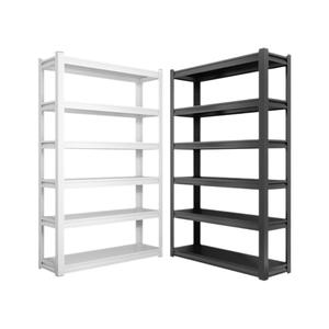 ชั้นวางของโลหะหลายชั้น Zwj Hj 5 ชั้น ปรับระดับได้ ผลิตจากเหล็กกล้าคาร์บอน สีขาว สำหรับบ้าน โกดัง ระเบียง ซูเปอร์มาร์เก็ต - Product Image 1