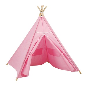 1.5M hauteur indien <span class=keywords><strong>Tipi</strong></span> tente modèle 3D bricolage filles <span class=keywords><strong>princesse</strong></span> château tente modèle rose auvent tente jouet pour fête - Product Image 3