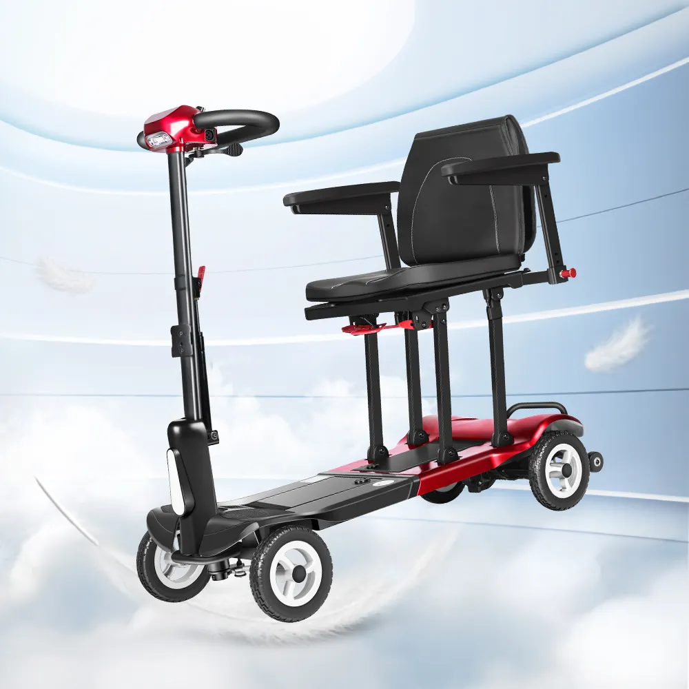 Prodotti di tendenza 2024 i nuovi arrivi Scooter leggero per la mobilità degli anziani pieghevole portatile 4 ruote Scooter per la mobilità