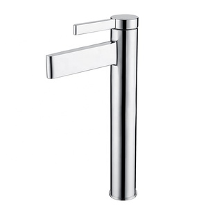 Robinet de lavabo monocommande moderne chromé à économie <span class=keywords><strong>d</strong></span>'<span class=keywords><strong>eau</strong></span>, à poser sur le comptoir, <span class=keywords><strong>eau</strong></span> chaude et froide, haute qualité, vente chaude - Product Image 1