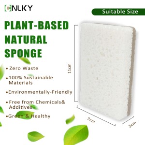 Éponge à vaisselle biodégradable en fibre de coco naturelle, durable, non-abrasive, pour le nettoyage de la cuisine - Product Image 3