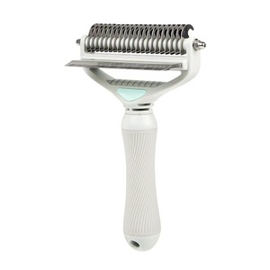 Peine y Cepillo 2 en 1 Ecológico de Acero Inoxidable para Perros, para Limpieza, Baño y Desenredado del Pelo Canino - Product Image 5