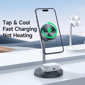 Cargador Inalámbrico Magnético de Escritorio 2 en 1 Mcdodo de 15 W para iPhone 12 13 Huawei Xiaomi para Samsung - Product Image 2