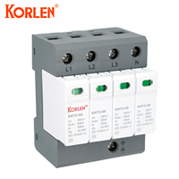 Parafoudre KORLEN 4P AC SPD Type T2 30kA Nominal 60kA Max Protection contre la foudre pour système solaire