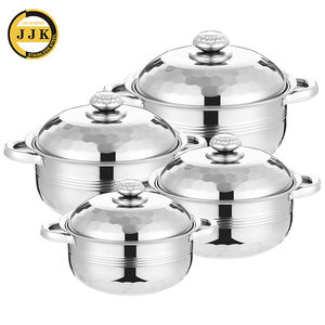 JINQILIN moda paslanmaz çelik gıda güvenliği TENCERE SETİ pişirme çorba süt sıcak tencere tencere tencere güveç - Product Image 6