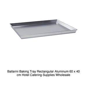 ถาดอบอลูมิเนียมทรงสี่เหลี่ยม 60 × 40 × 3 ชม. ซม. บัลลารินี - Product Image 2