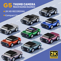 Cámara Deportiva Mini G5 con Forma de Coche, Resolución 2K, Tarjeta TF, ABS, para Estudiantes, Fiestas, Niños, Video, Fotos