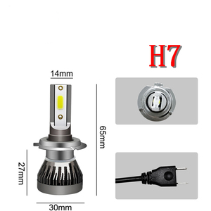 Ensemble de phares de voiture led, accessoires pour bicyclette, V6, veilleuse, ampoules 80w, 12000lm, fabricants, offre spéciale, 2020 - Product Image 6