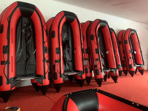 <span class=keywords><strong>Bateau</strong></span> gonflable à plancher en aluminium léger et robuste, Yacht canot, pêche tendre, bateaux ponton - Product Image 6