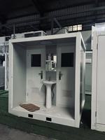 Toilettes portables, Maison préfabriquée, Chariot élévateur, Grue, Maison conteneur, Usine, En stock, Salle de bain préfabriquée moderne et démontable