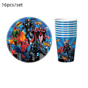 <span class=keywords><strong>Avengers</strong></span> super-héros thème gros spot animation thème fête d'<span class=keywords><strong>anniversaire</strong></span> pour enfants fournitures vaisselle jetable - Product Image 5