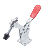 Pince de serrage rapide horizontale en fer galvanisé Yirui pour machine de gravure sur bois, pressoir argent/rouge/noir