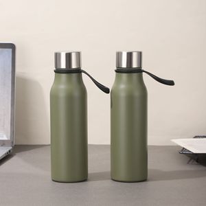 Thiết kế mới xách tay ngoài trời 500ml thép không gỉ 304 uống chai nước chân không Bình - Product Image 6