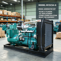 Ensemble moteur M15CS4-G certifié EPA Tier 4 Final pour groupe électrogène, 380-460 kW, 500 kVA, 550 kVA, 563 kVA, 1500 tr/min