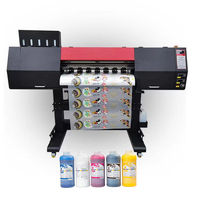 Imprimante DTF A1 60 cm I3200 avec tête d'impression à jet d'encre, machine d'impression DTF sur film PET pour tous types de textiles, t-shirts et vêtements