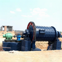 Broyeur à boulets robuste de 5 TPH pour la Chine avec moteur AC, machine de broyage de minerai d'or pour roche dure et quartz, à économie d'énergie