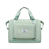 Sac de sport Oxford léger, pliable, extensible, portable, pour les voyages, la remise en forme, design minimaliste, polyester